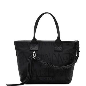 Desigual nylon black tote bag